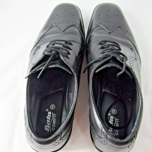 Bata Comfit 924-6081 Size 9 Black Oxfords C3A A46